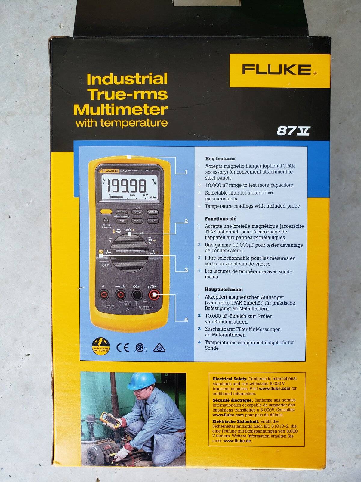 Jeep Wrangler JL Fluke 87V MAX True-rms Digital Multimeter 20200920_140914