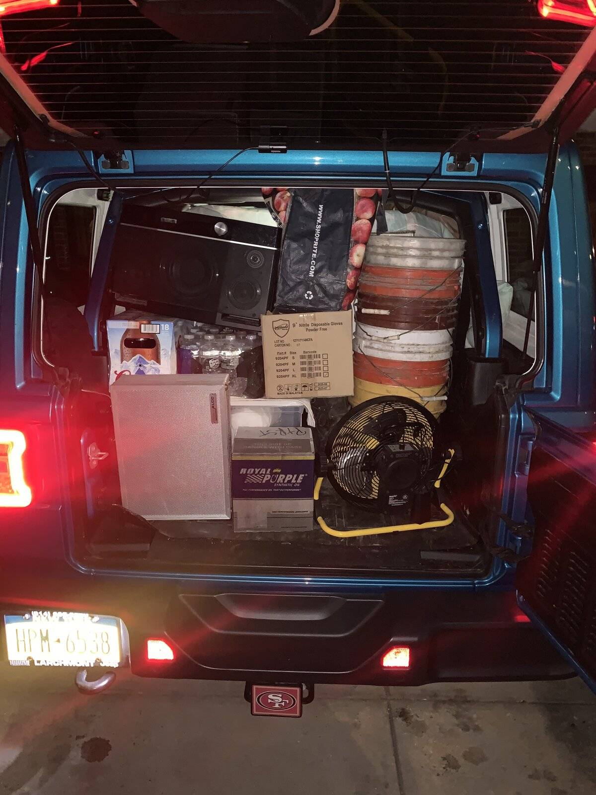Jeep Wrangler JL Super impressed with our cargo space 912A93C6-0865-478A-8E60-01B65342BB9E