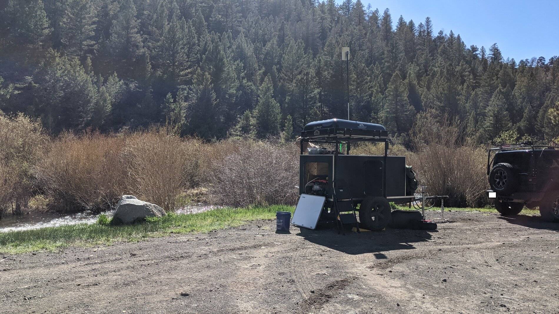 Jeep Wrangler JL Offroad RTT Trailer - $5000 passSide