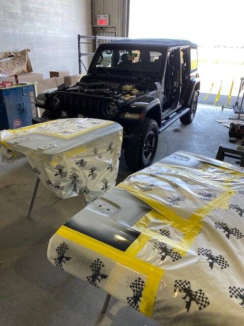 Jeep Wrangler JL Bubbles in Paint at Door Hinges 3B852ABF-F7AD-42C3-A926-C767488E31BA