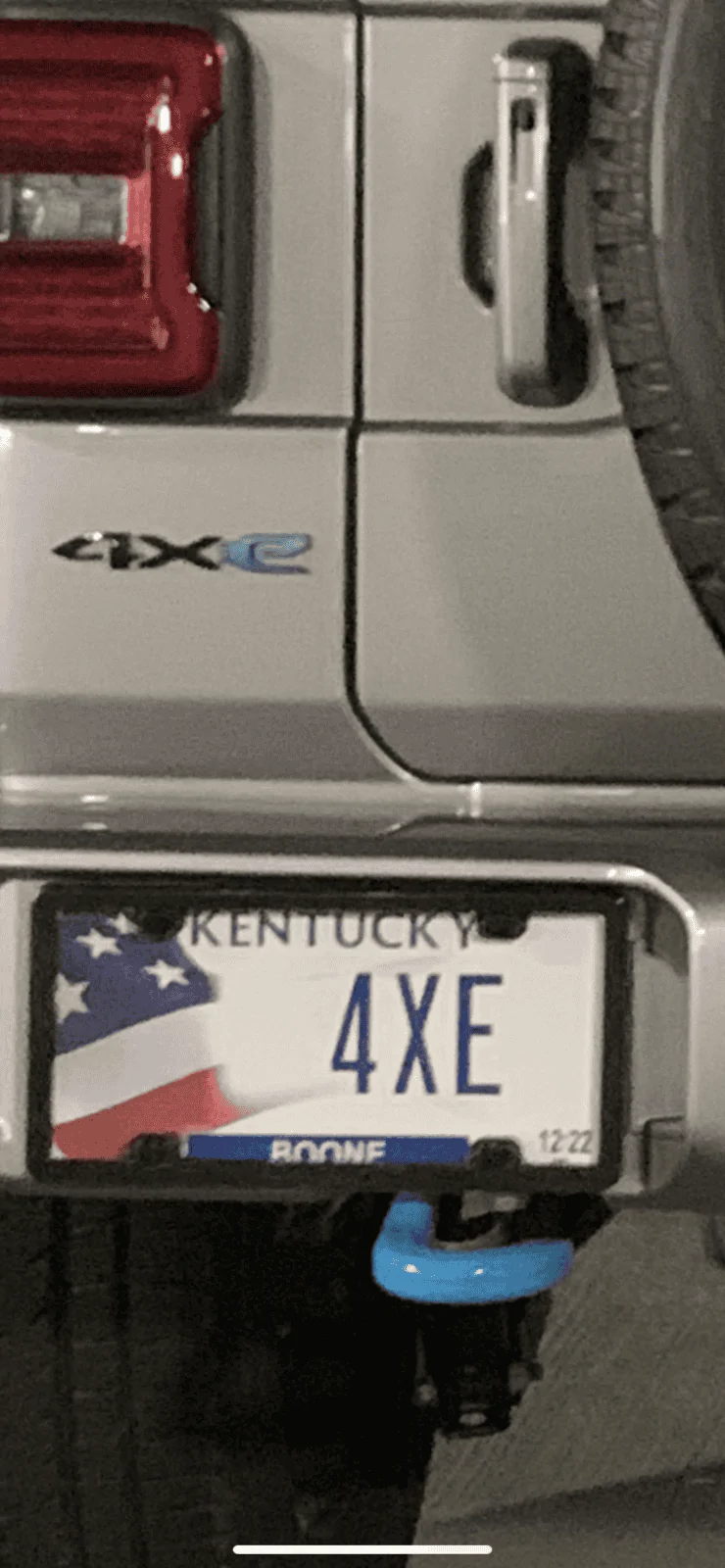 Jeep Wrangler JL 4xe license plate 1625523895492