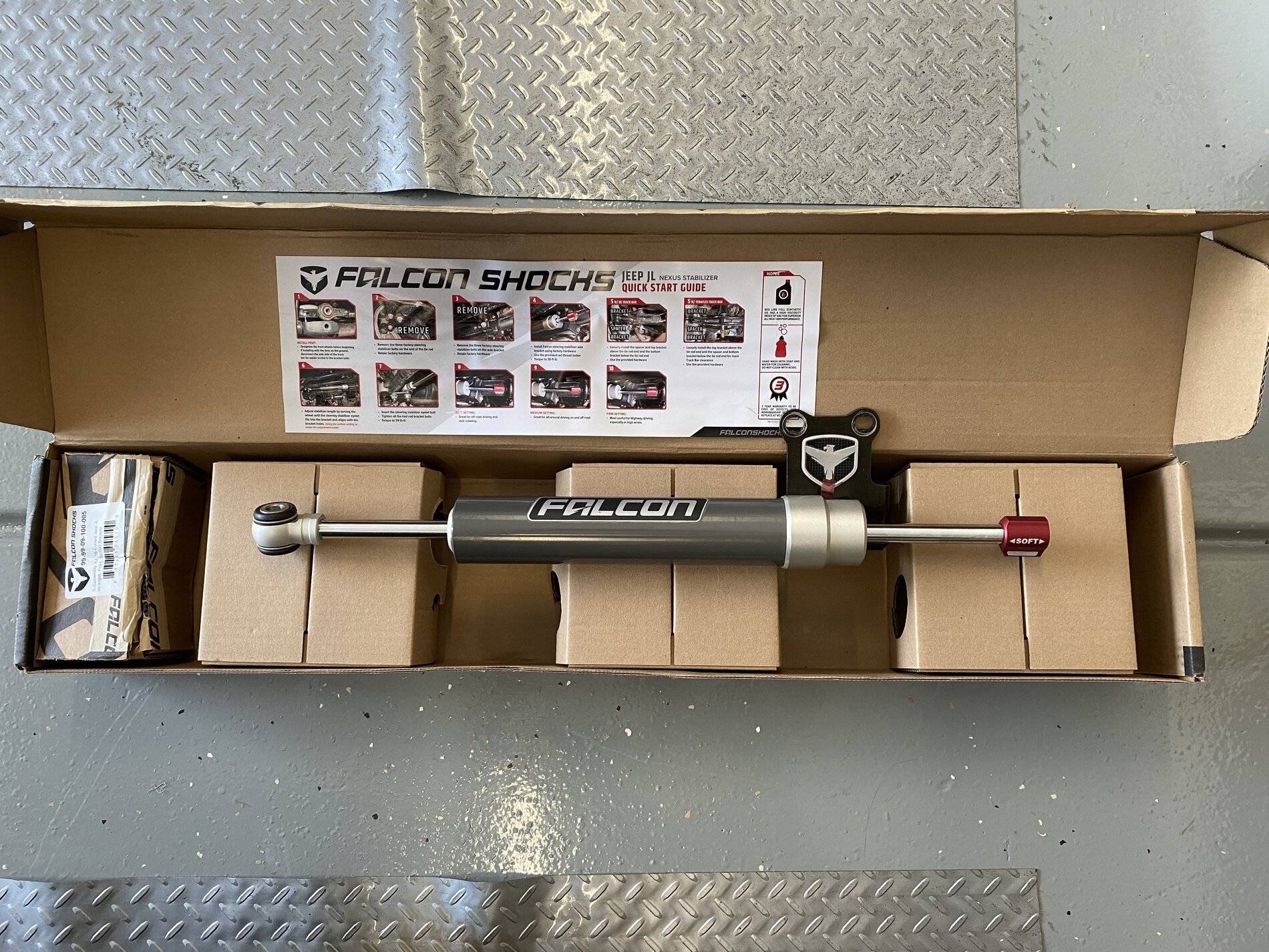 Jeep Wrangler JL Falcon Nexus Steering Stabilizer Falcon-1