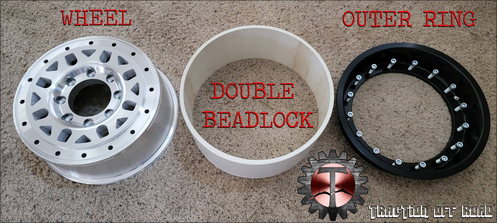 Jeep Wrangler JL Traction Off Road - 17x9 Friction Double Beadlocks WSE