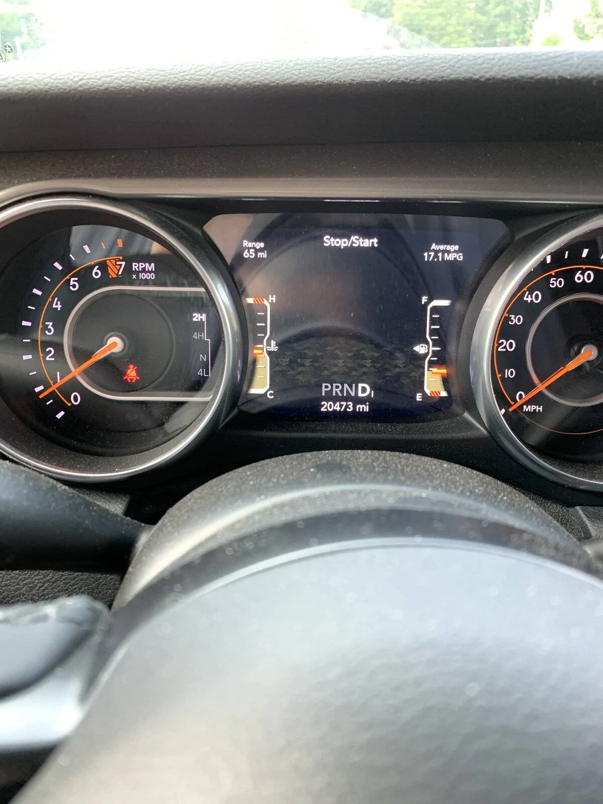 Jeep Wrangler JL Stop/Start Screen BLANK - No Messages? IMG_3928