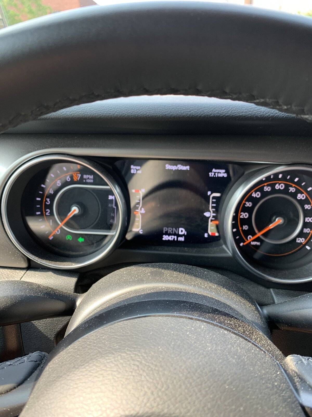 Jeep Wrangler JL Stop/Start Screen BLANK - No Messages? IMG_3926.JPG