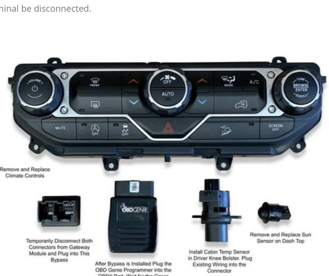 Jeep Wrangler JL Modify AC Control Knob Panel 447F20CC-F646-41BA-B9AC-B3DB38B92110