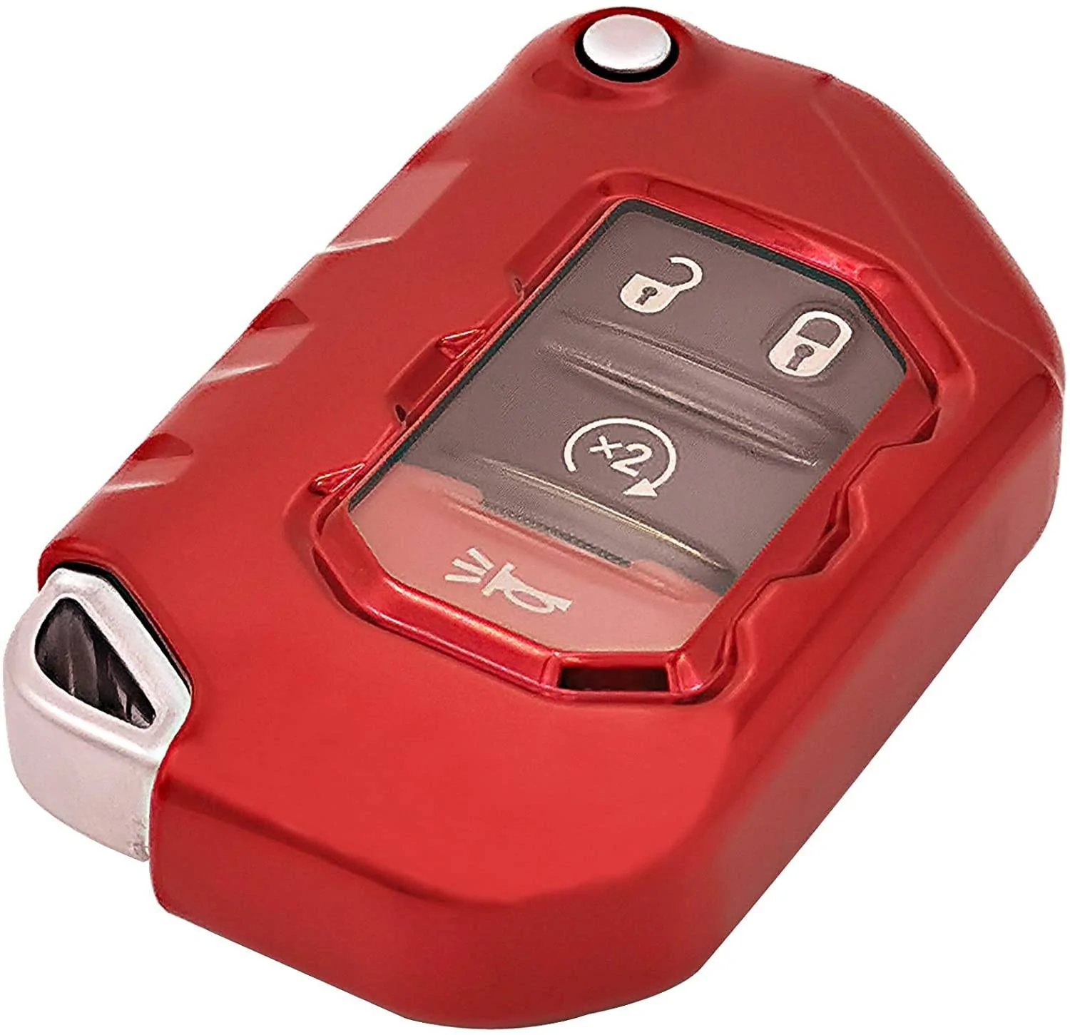 Jeep Wrangler JL Keyfob now 30% smaller! Red Key Fob Jeep Wrangler JL