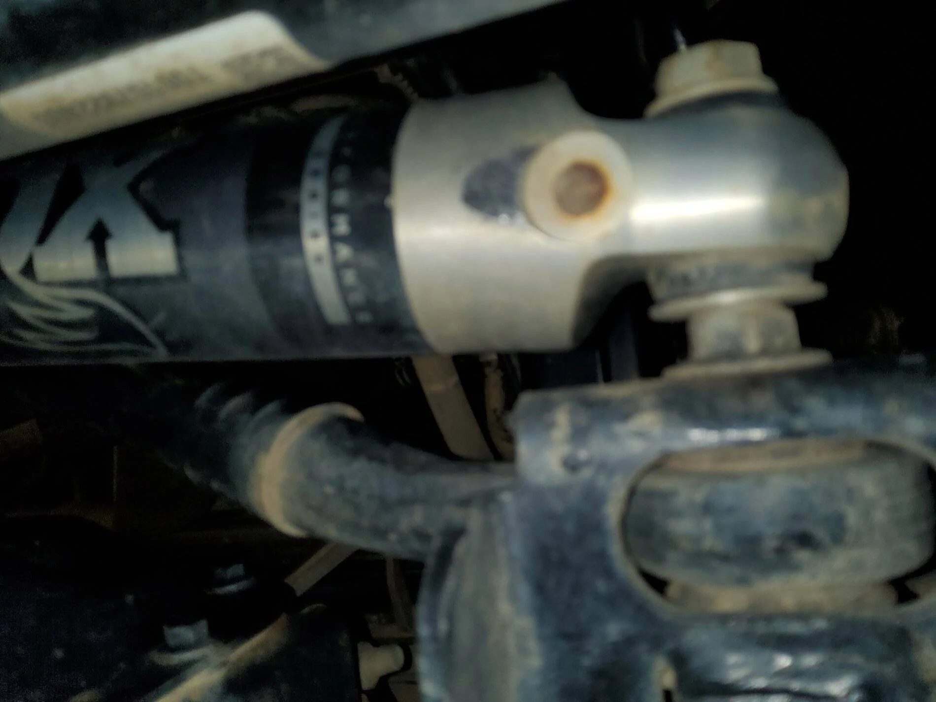 Jeep Wrangler JL Steering stabilizer relocation for Right Hand Drive 20210717_103617