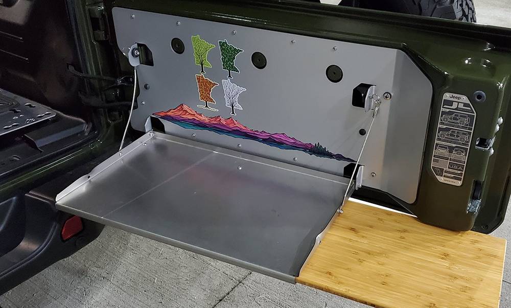 Jeep Wrangler JL Tailgate Table - compare tailgate table