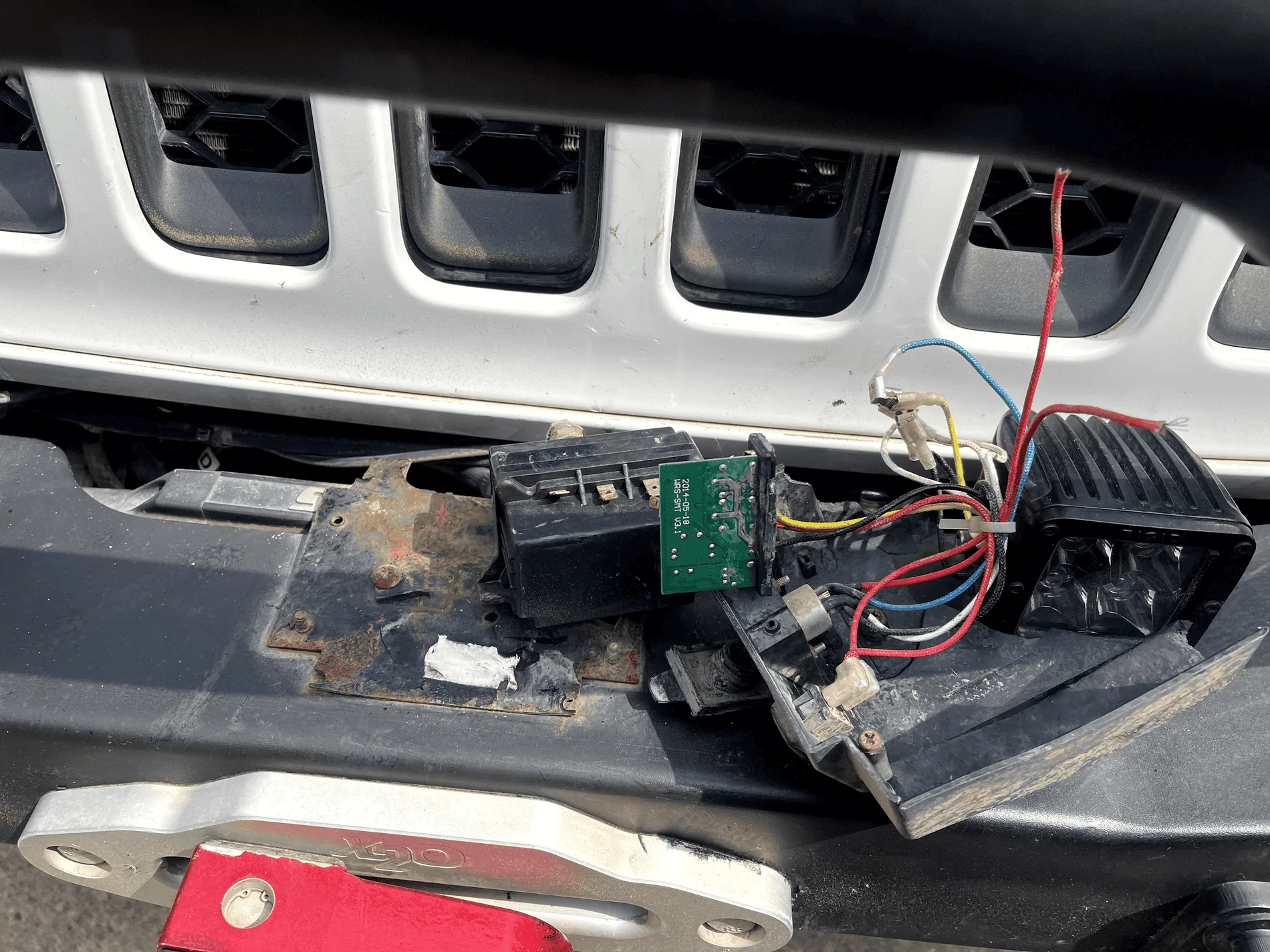 Jeep Wrangler JL The sound of a Kinetic Rope failure.  Damage and cost..... Plus photos of the wheeling and camping. 1626882540964