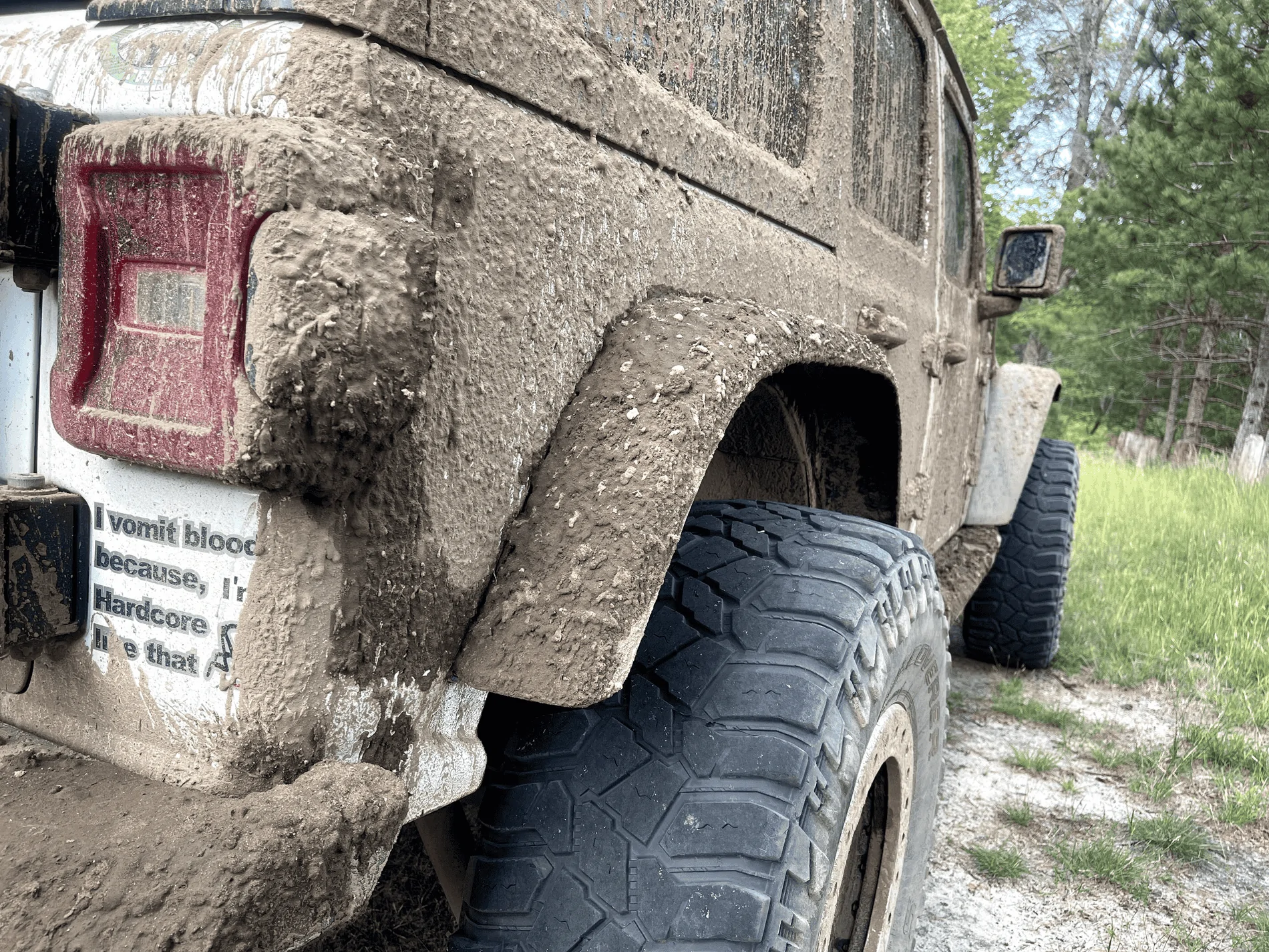 Jeep Wrangler JL The sound of a Kinetic Rope failure.  Damage and cost..... Plus photos of the wheeling and camping. 1626882700536