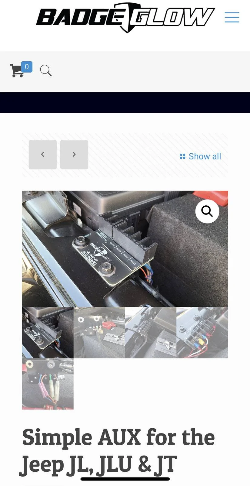 Jeep Wrangler JL Badge Glow Aux board Experience 260F1BD5-4161-4B7E-A358-A8FEFEDE4745