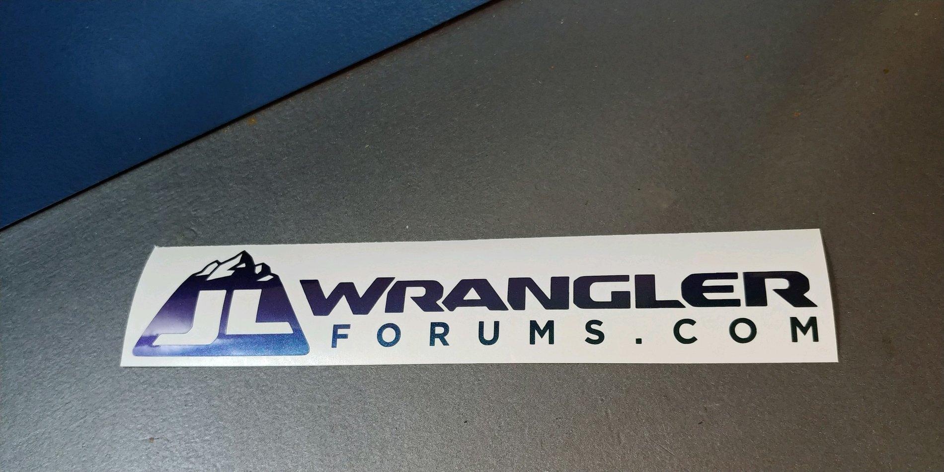 Jeep Wrangler JL JLwranglerforums Decals Now Available 80169