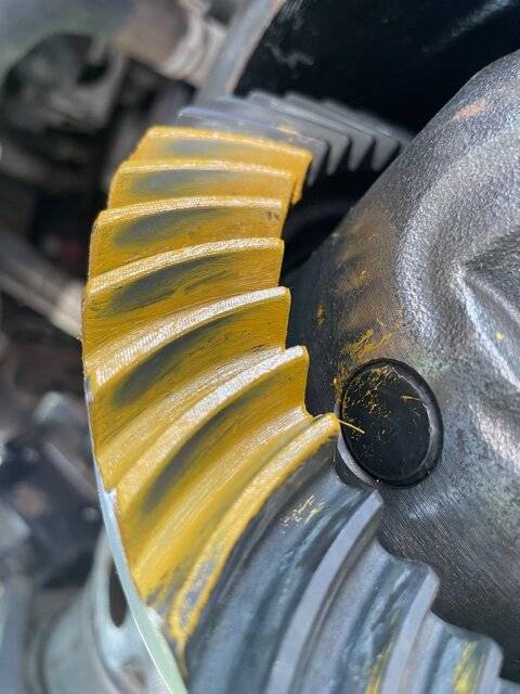 Jeep Wrangler JL Having trouble figuring out this pattern.  New gears/bearings. IMG_5637
