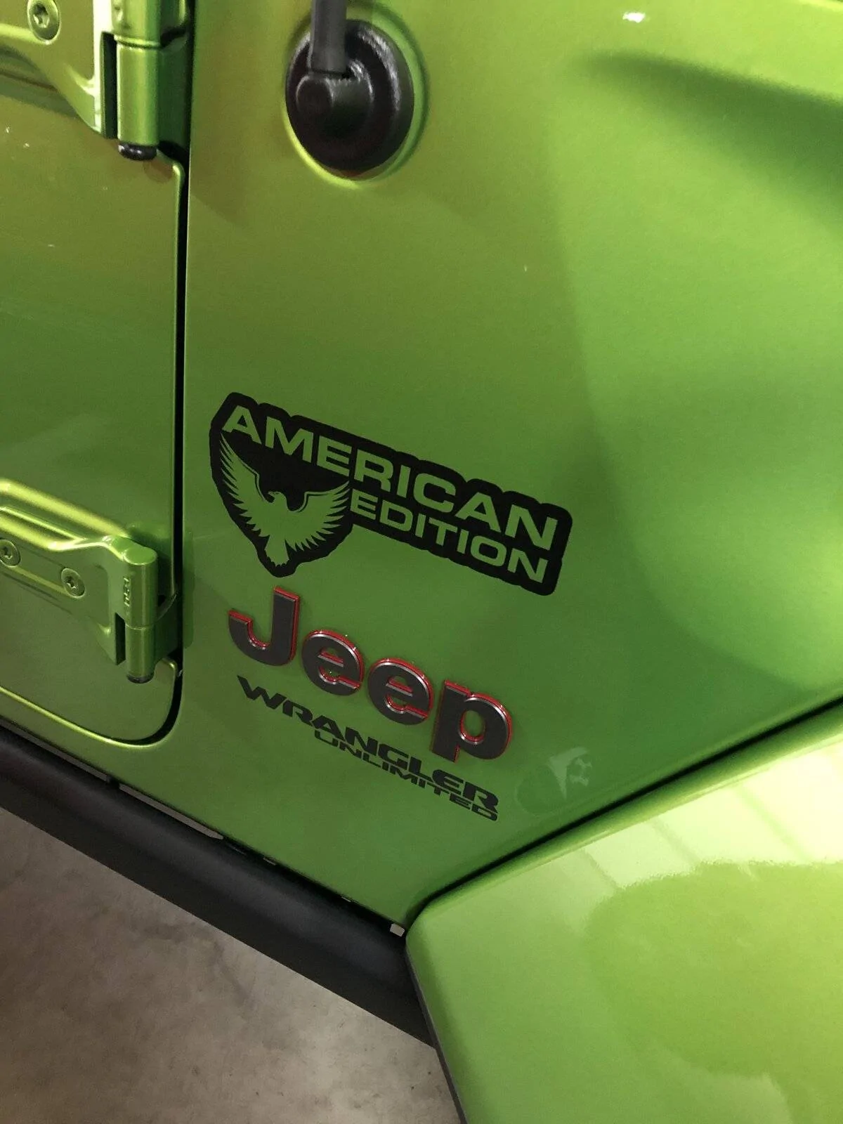 Jeep Wrangler JL MOJITO! Wrangler JL Club American Edition Sticker