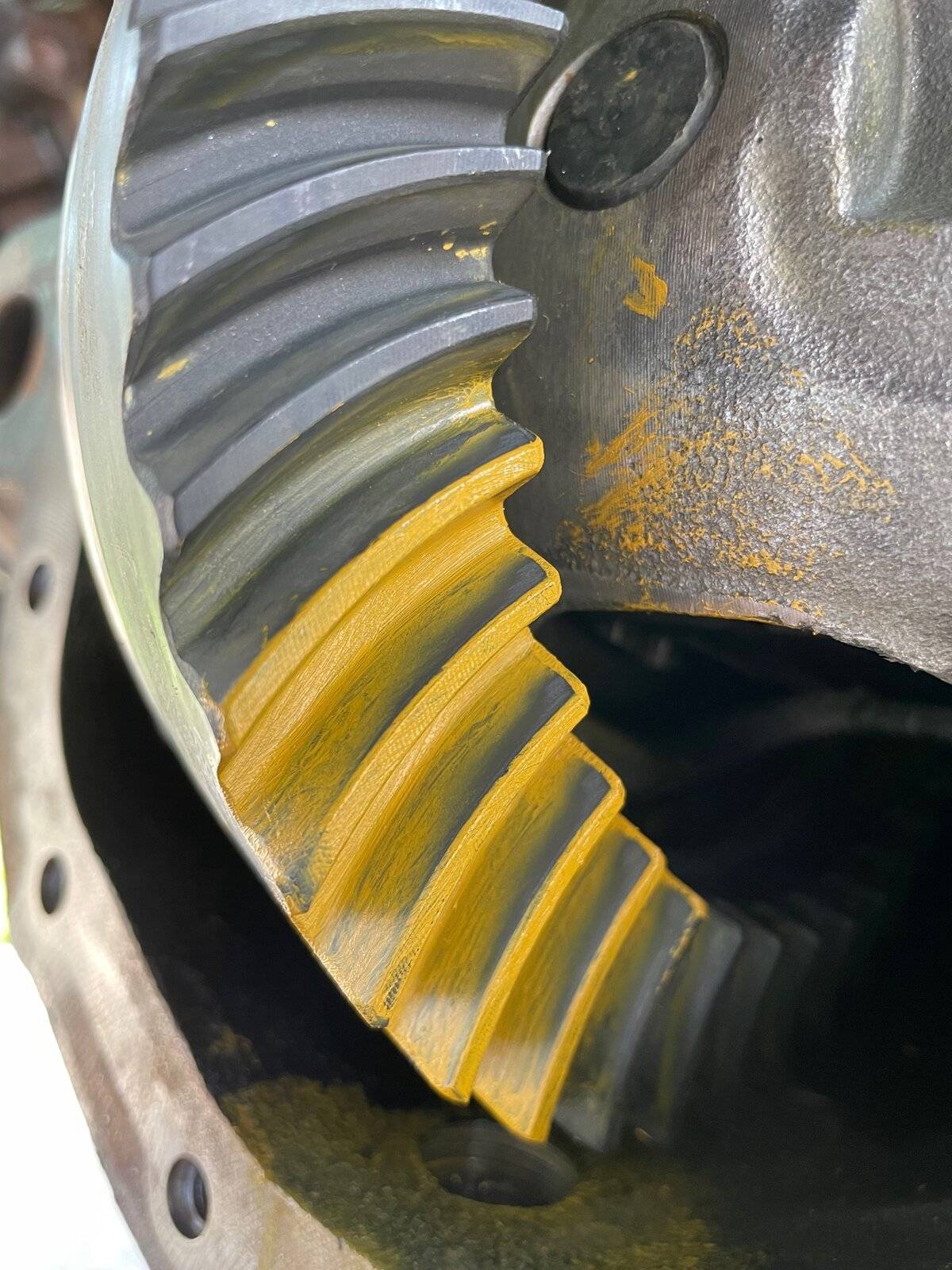 Jeep Wrangler JL Having trouble figuring out this pattern.  New gears/bearings. IMG_5659