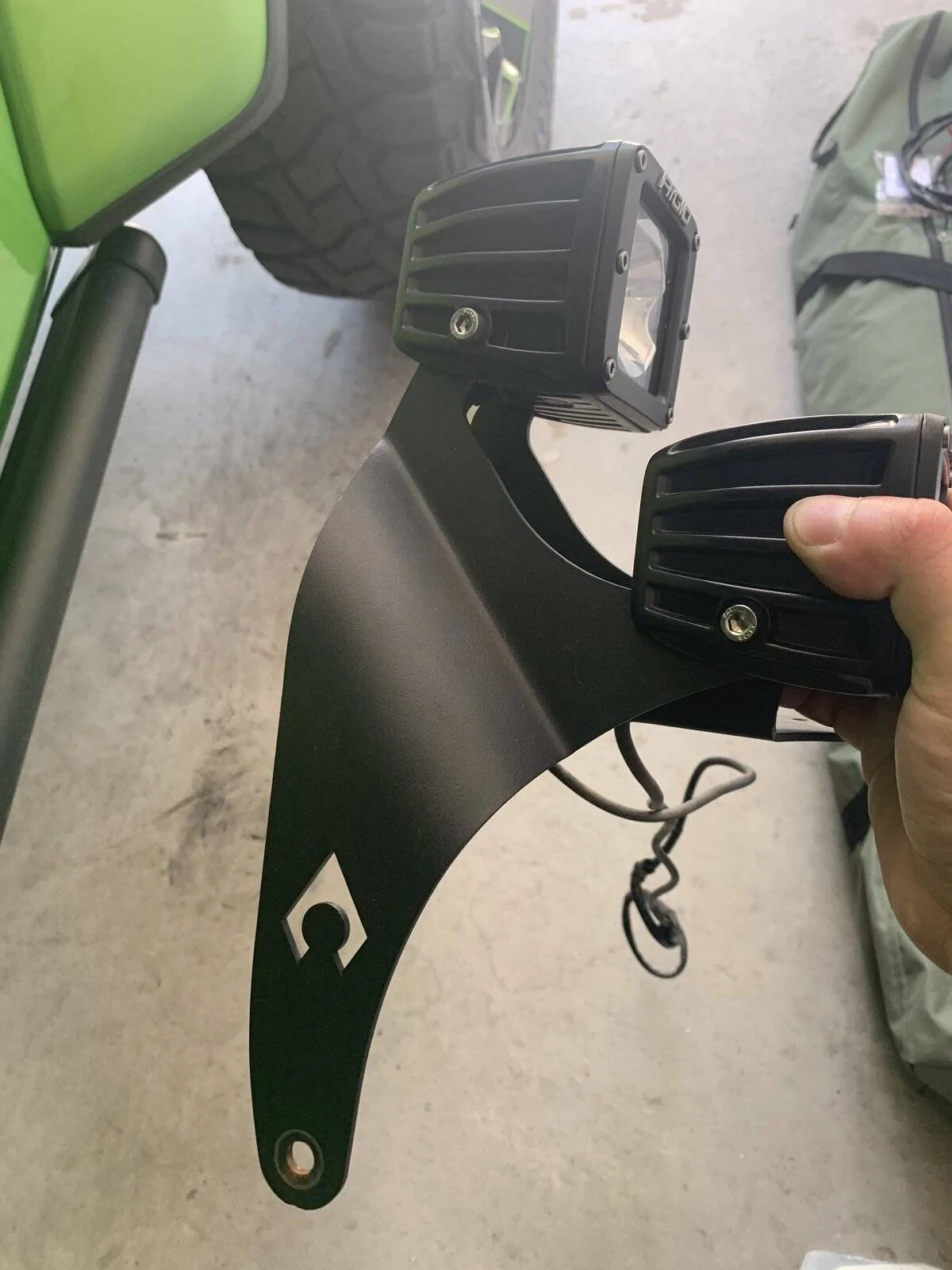 Jeep Wrangler JL Led Bar and Pod light brackets C2704703-DF86-452A-841D-105BDDF742C3