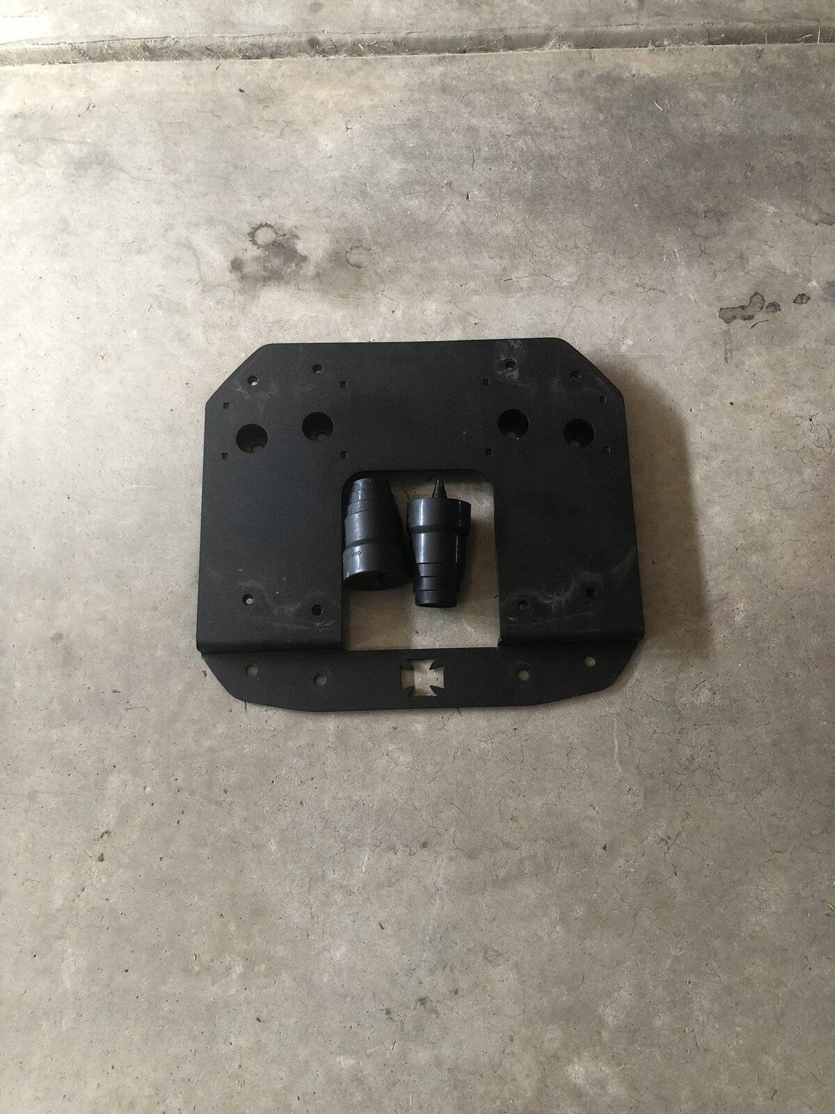 Jeep Wrangler JL Iron Cross Tire Carrier Relocation Plate 2503C6FF-B31C-4700-AE70-FBC5F18CC2CF