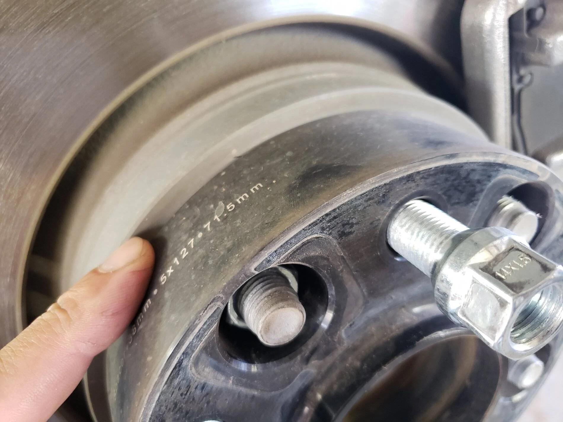 Jeep Wrangler JL Wheel spacers - budget vs better 20210819_124012