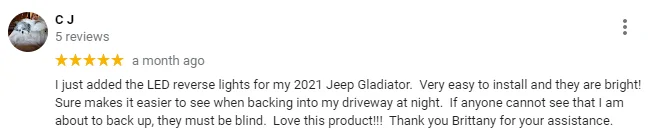 Jeep Wrangler JL Oracle's outstanding customer support & products! 4