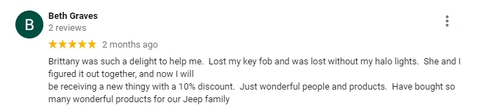 Jeep Wrangler JL Oracle's outstanding customer support & products! 5