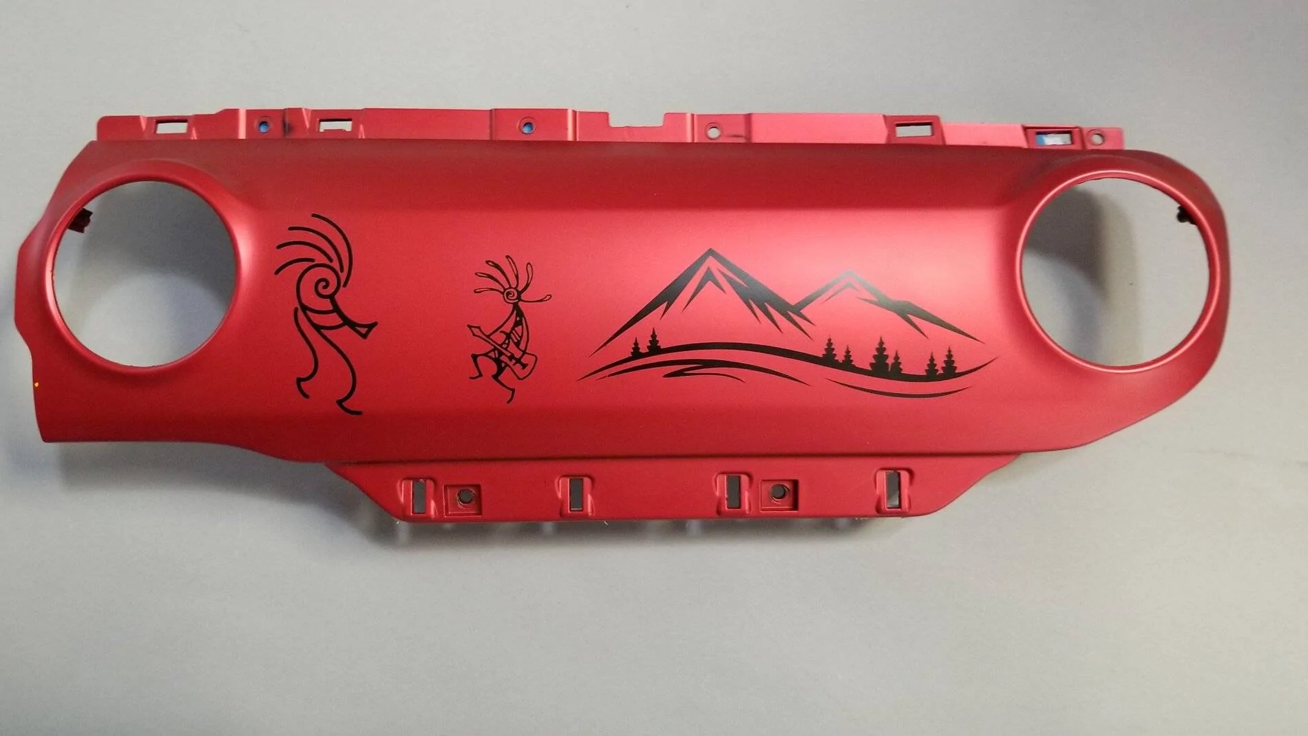 Jeep Wrangler JL Modifying red dash JL Kokopelli