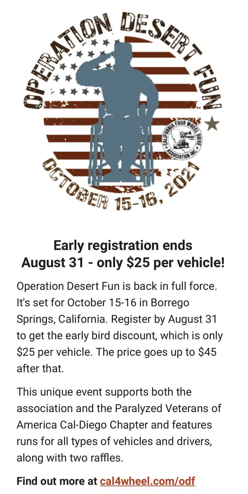 Jeep Wrangler JL Cal4wheel event for veterans. BE6B1829-7D86-475B-88EE-A4D6B9E8D3E7