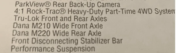 Jeep Wrangler JL 2020 JLUR Axle Fluid 2020RubiAxl