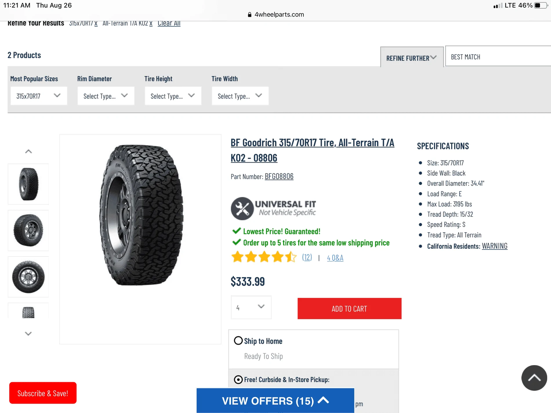 Jeep Wrangler JL Ideal tire size.. 193E4794-09DB-4903-A911-57F01A973D50