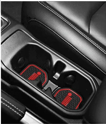 Jeep Wrangler JL 2021 JLUR Cup Holder Coaster Inserts? 1630275003232