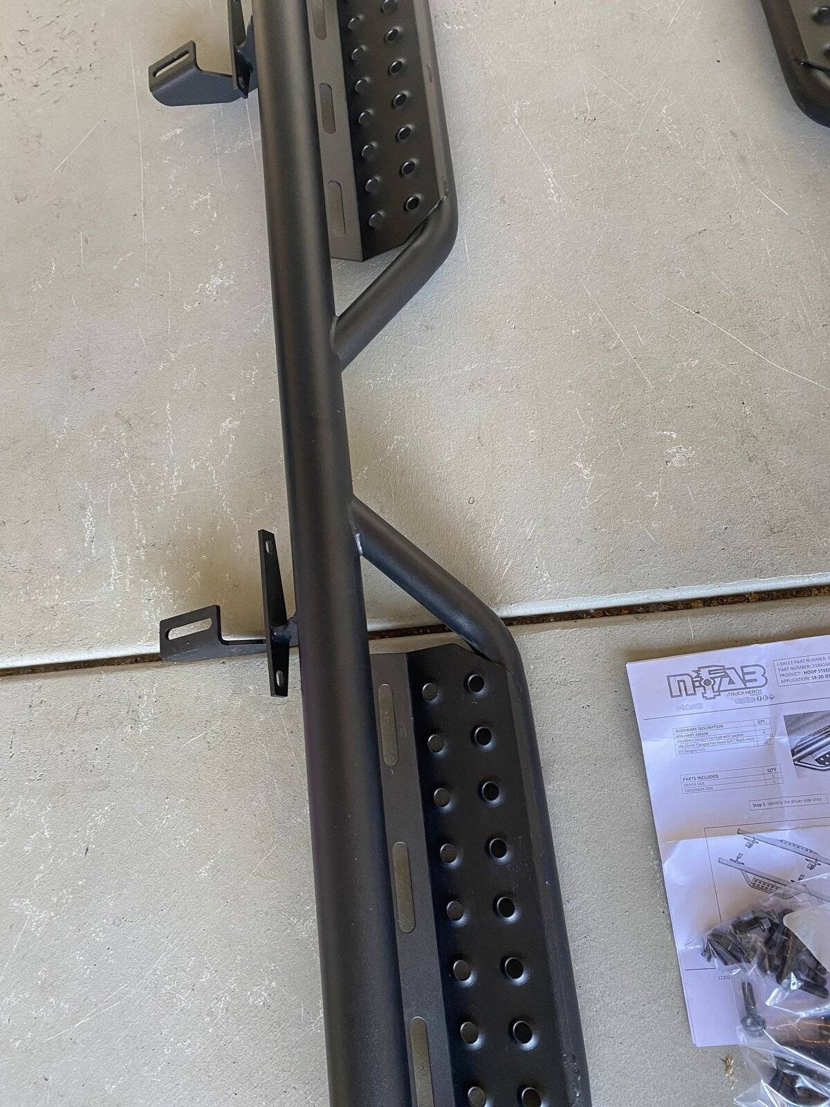 Jeep Wrangler JL NFAB Nerf Side Step Bars 3508D765-0890-4ECC-A320-2C01BFBECF76