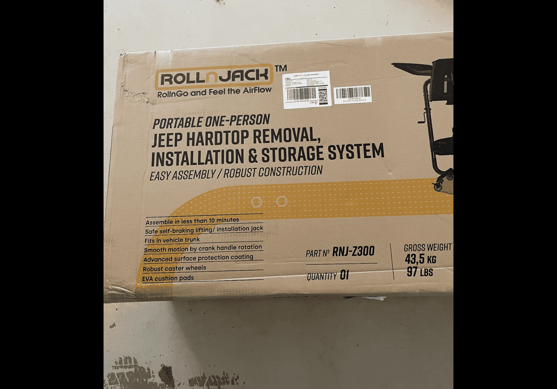 Jeep Wrangler JL Rollnjack Hardtop Lift F9086BB3-9D66-4522-9C93-8D93C3AE3A2F
