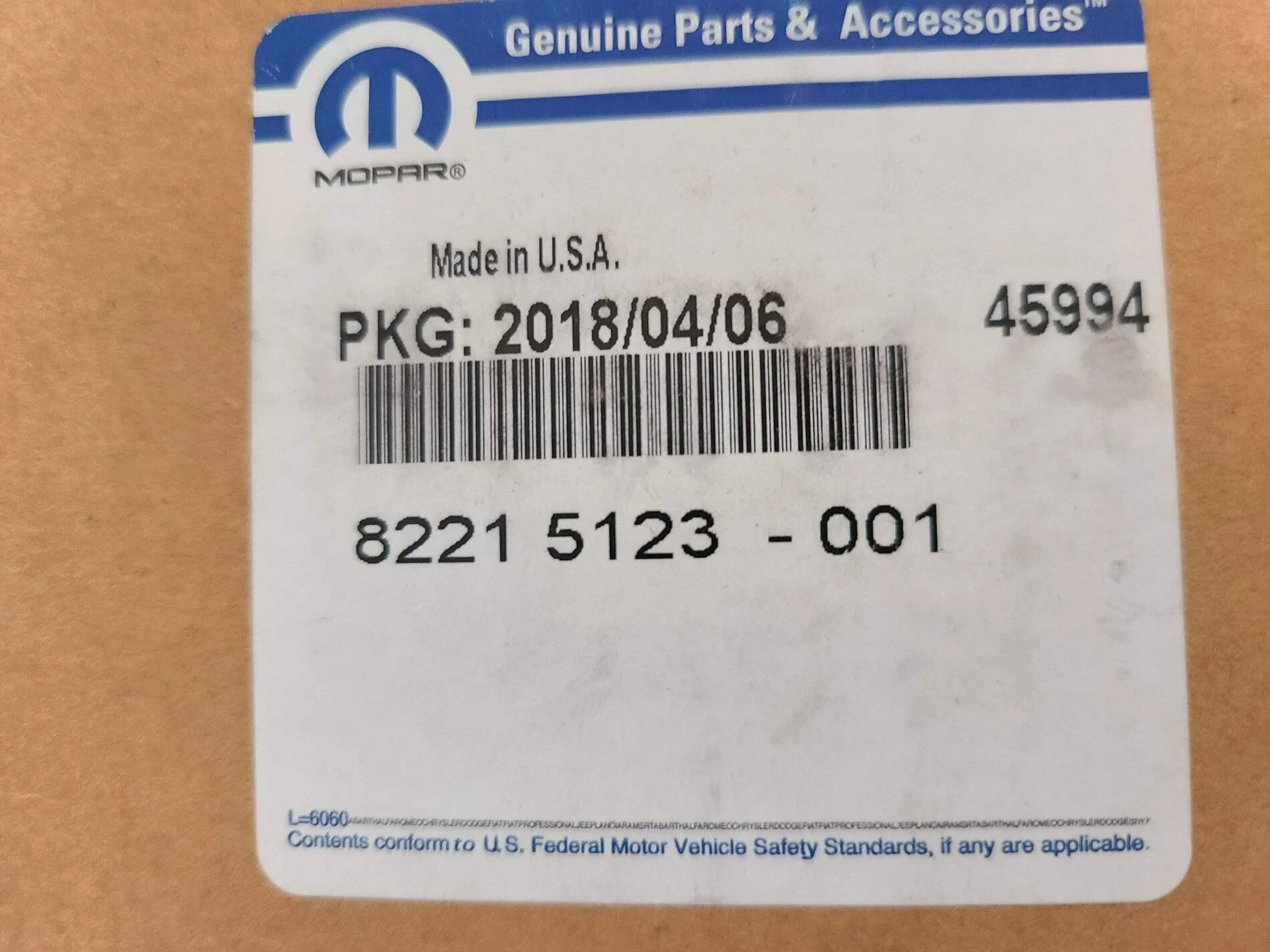 Jeep Wrangler JL Mopar Fuel Door New 20210905_145309