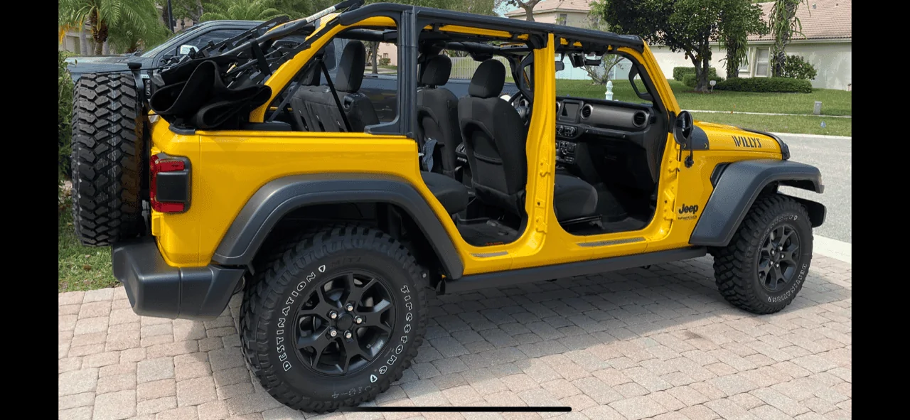 Jeep Wrangler JL Willys vs Rubicon vs 4 runner IMG_3612