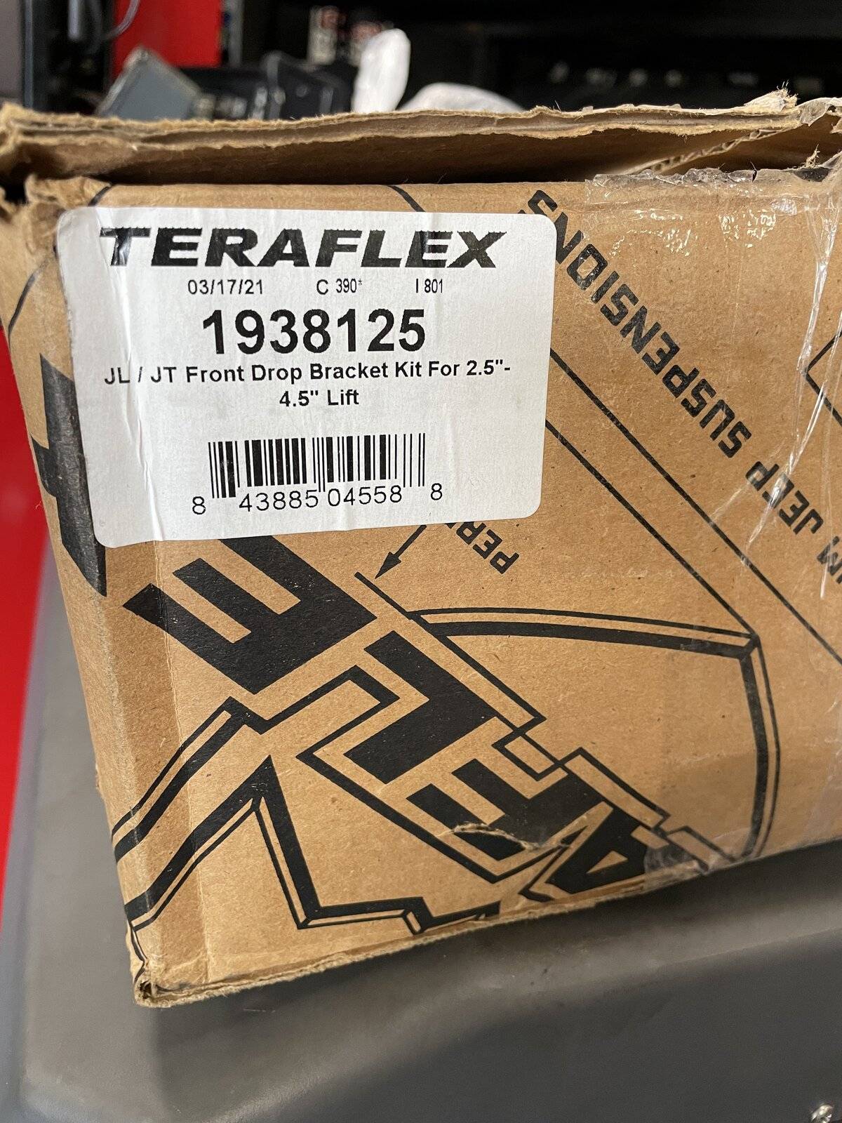 Jeep Wrangler JL Teraflex JL front control arm drop brackets E07CD3A9-9BE6-424C-84FE-DE5AF9EC1C5E