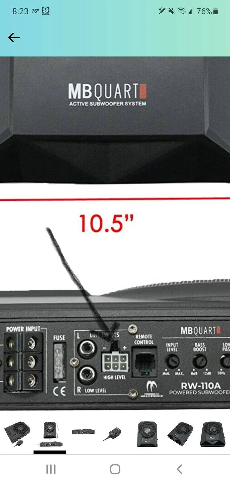 Jeep Wrangler JL Under seat powered sub questions Screenshot_20210909-082352_Amazon Shopping