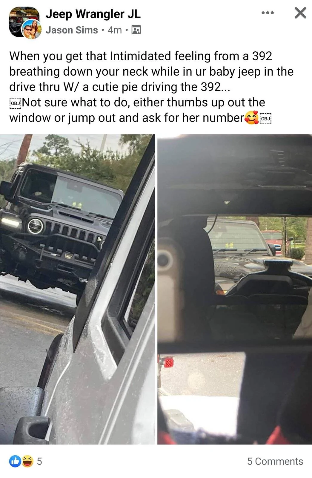 Jeep Wrangler JL Jeeps in the wild Screenshot_20210911-095131_Facebook