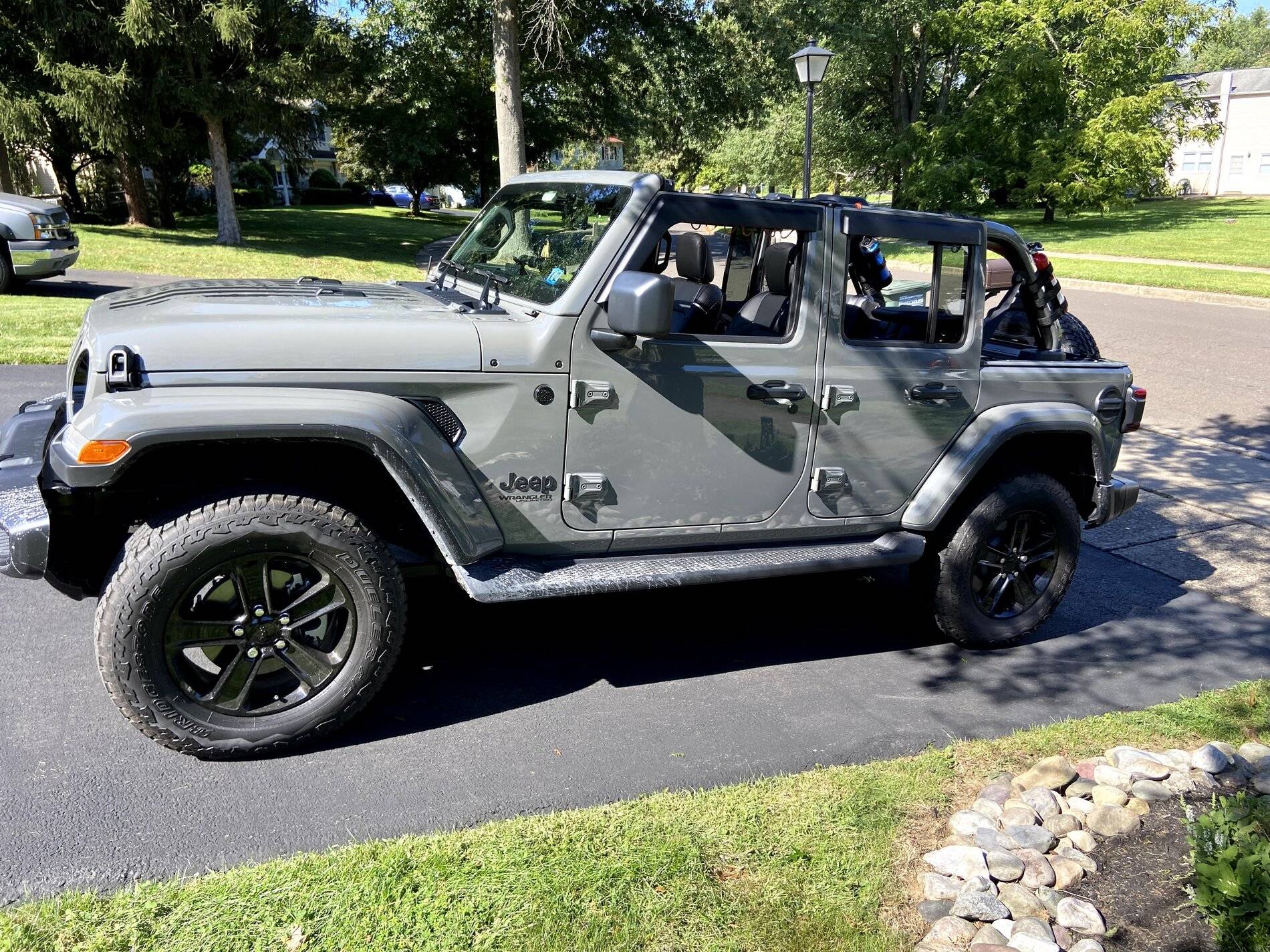 Jeep Wrangler JL Topless for the first time Topless 4