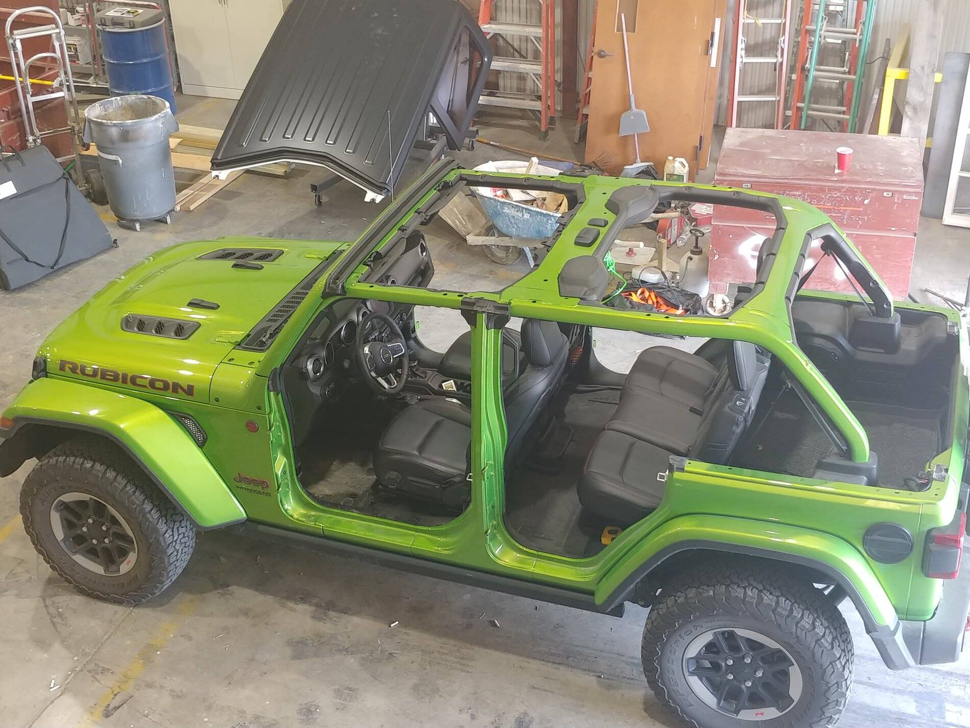 Jeep Wrangler JL Topless for the first time 20190624_133833