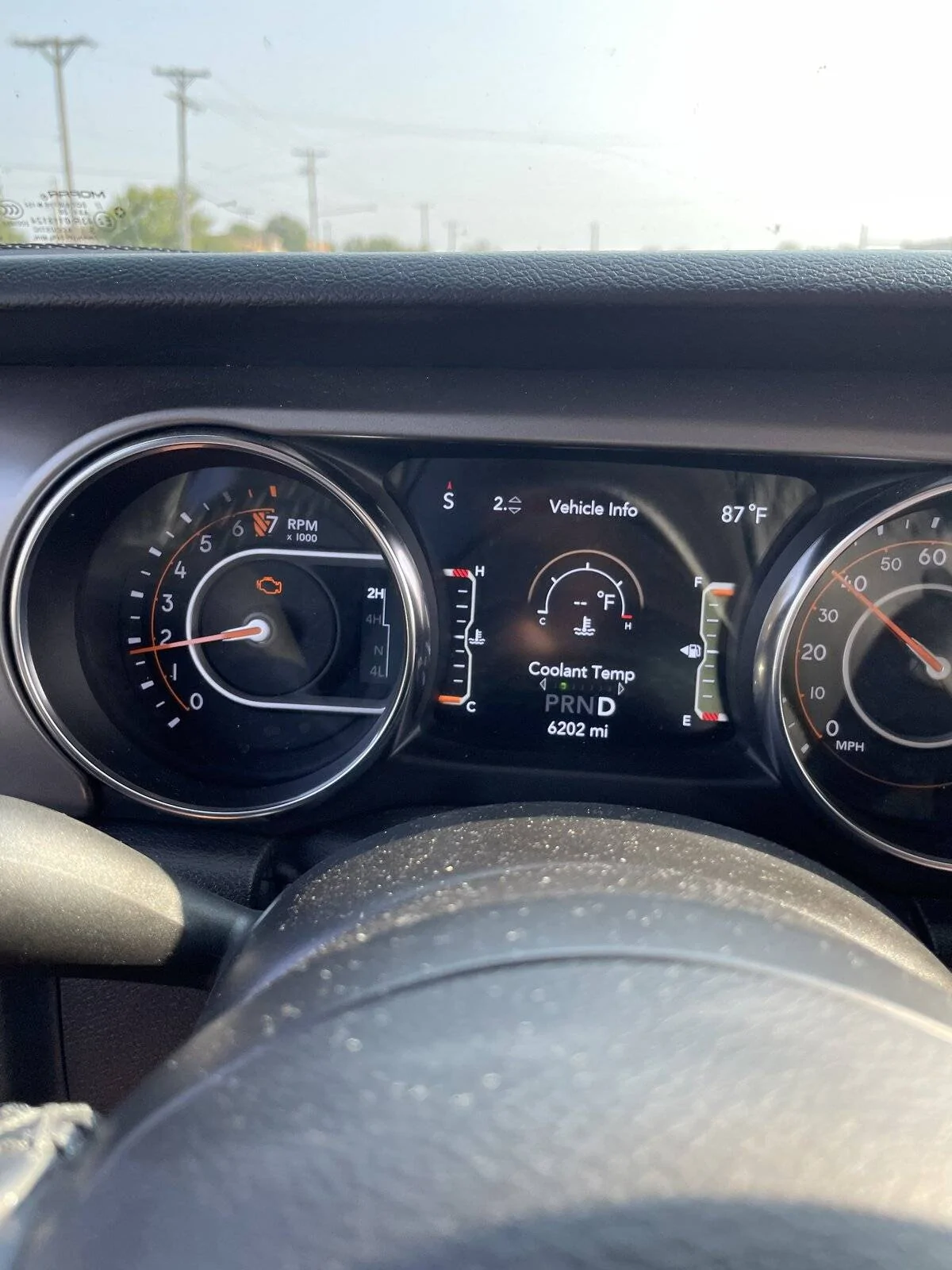 Jeep Wrangler JL Check engine light and NO engine temp reading? 8982258D-1975-42EC-941D-481A68E68C12