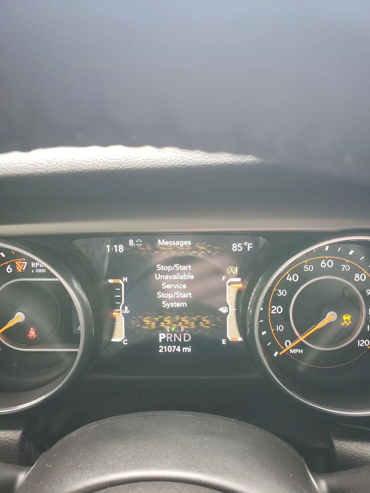 Jeep Wrangler JL START/STOP & ELECTRONIC STABILITY CONTROL SERVICE MESSAGE 20210914_131837
