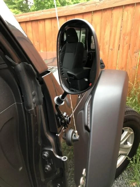 Jeep Wrangler JL Easy and cheap doorless mirrors 161z79