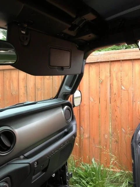 Jeep Wrangler JL Easy and cheap doorless mirrors 2i03lsl