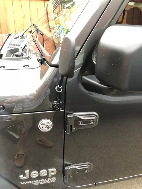 Jeep Wrangler JL Easy and cheap doorless mirrors 2e2111v