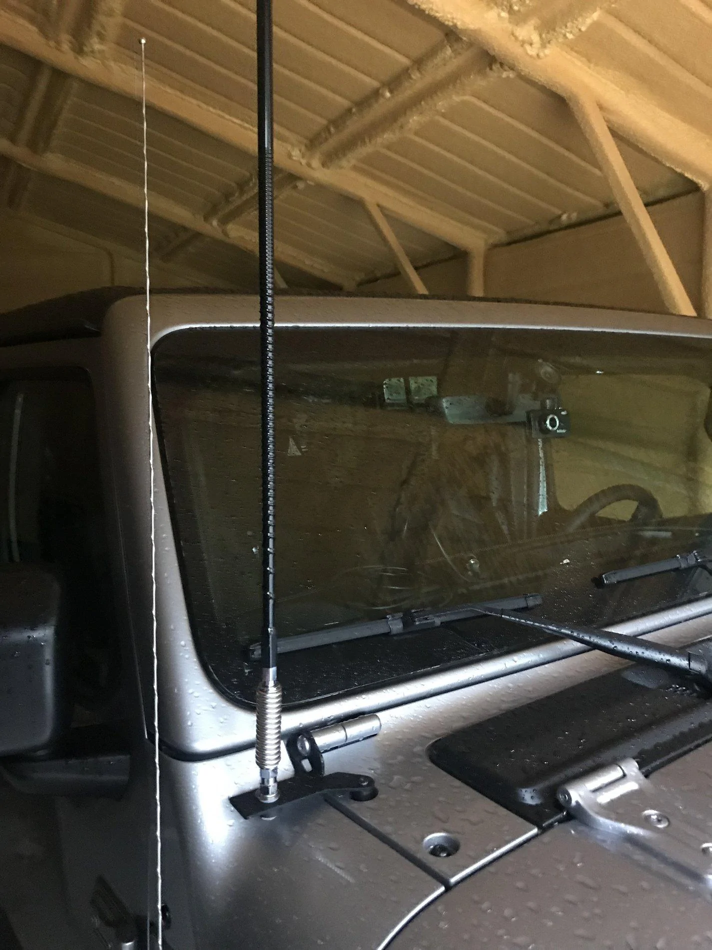 Jeep Wrangler JL Different CB/Ham antenna mount IMG_6467