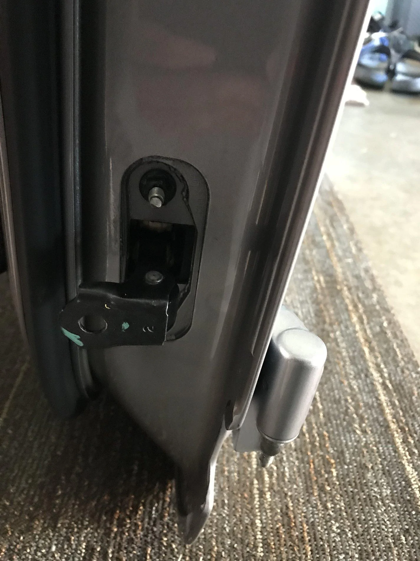 Jeep Wrangler JL Door check popped inside door 1EB77580-4858-47E3-9A80-88FDABAFBA0A
