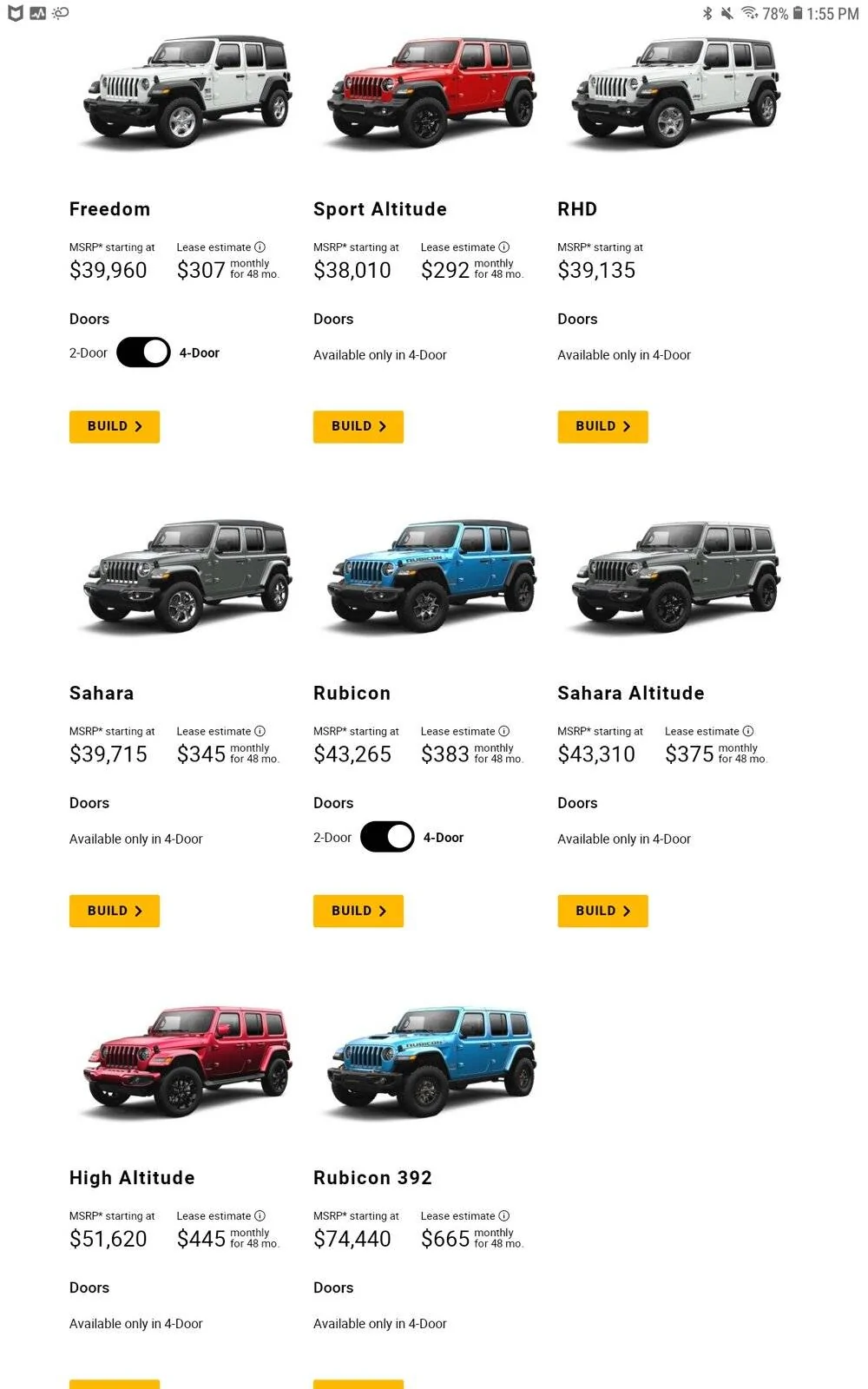 Jeep Wrangler JL Place your bets, when will 2022 be announced? Screenshot_20210919-135503_Chrom