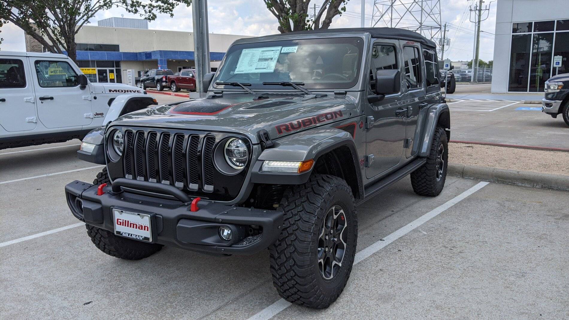 Jeep Wrangler JL OEM Recon Front Grill - Sting Gray Border IMG_20200807_150559