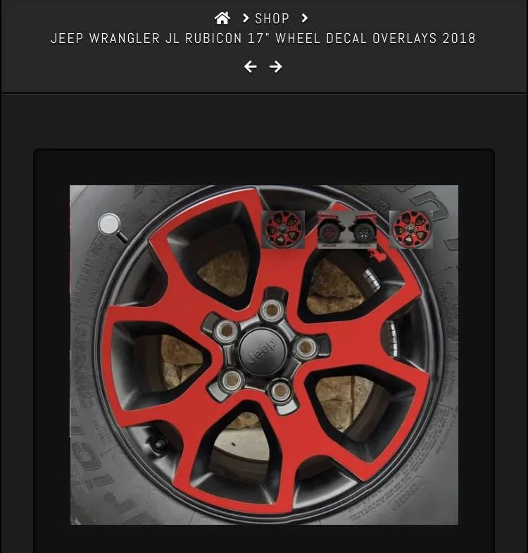 Jeep Wrangler JL Shine Grafix Rubicon Wheel Decals 925103BD-23AC-41B8-BA55-BC0054F2E327