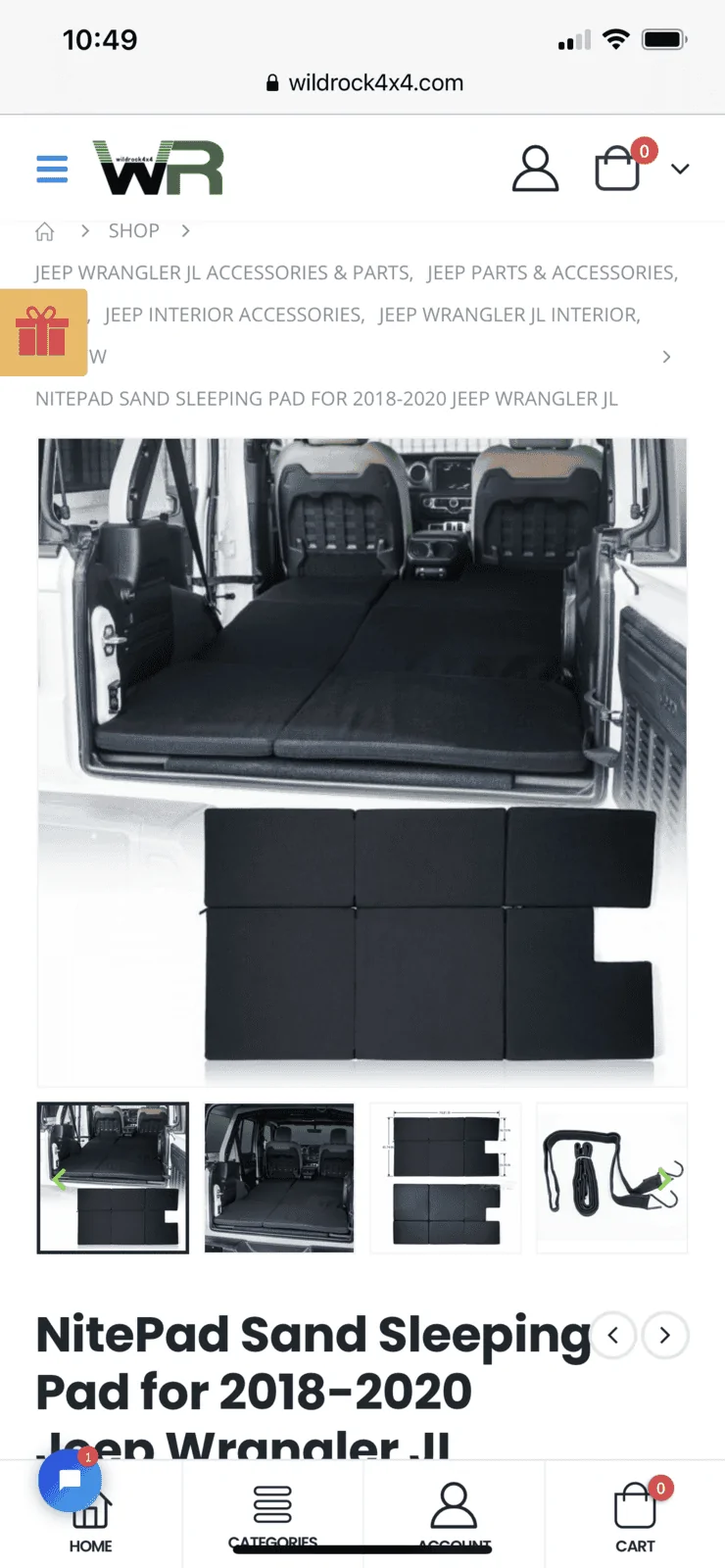 Jeep Wrangler JL Jeep JLU Camping Bed F2DAB997-0B14-40A4-846A-423A43793438